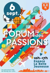 Affiche forum des passions Meung-Sur-Loire 2025